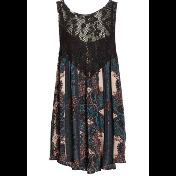 NWT! FREE PEOPLE Count Me in Trapeze Mini Dress - Picture 5 of 7